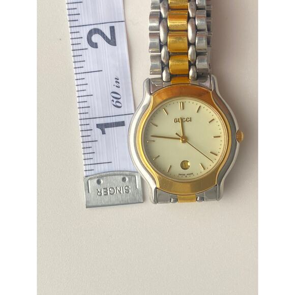 Authentic Gucci Two-Tone Stainless Steel Watch - Picture 9 of 11